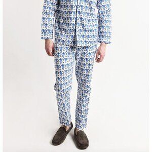 Roller Rabbit Men's Monkey Loungewear Pants Blue Monkeys Size XL Cotton